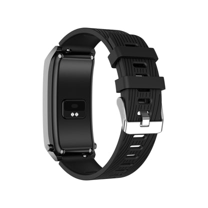 A8 1.98 inch 2 in 1 Bluetooth Earphone Silicone Strap Smart Watch, Support ECG / NFC