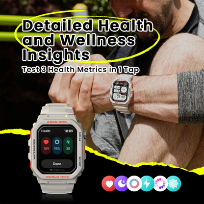 Zeblaze Ares GPS Rugged GPS Smart Watch, Support Heart Rate / Pulse Ox Blood Oxygen