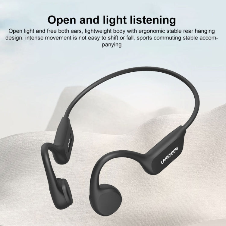 Langsdom BE17 Bone Conduction Waterproof Bluetooth Sports Earphone
