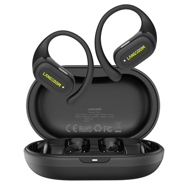 Langsdom TS19 Ear-mounted ENC Noise Reduction Wireless Bluetooth Earphone