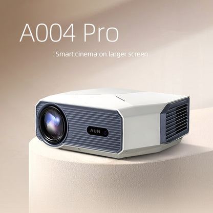 AUN A004 Pro 1920 x 1080P 9000Lumen Android 9.0 Portable LCD Projector, US Plug, UK Plug, EU Plug, AU Plug