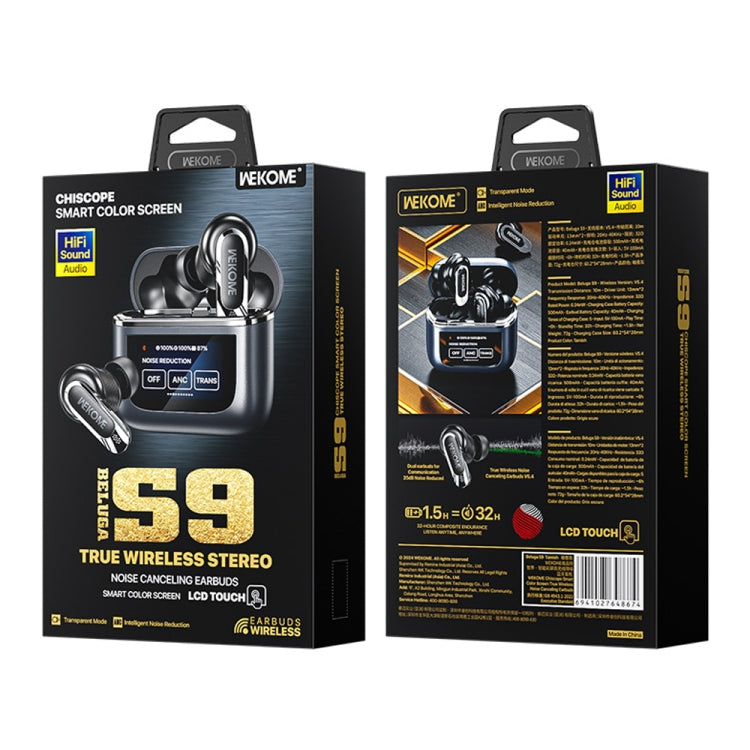 WK Beluga S9 Smart Color Screen True Wireless Noise Reduction Bluetooth Earphone