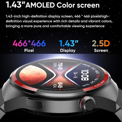 MT78 1.43 inch IP67 Waterproof Smart Watch, Support Sleep Monitoring