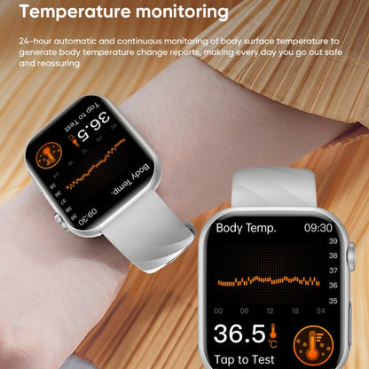 MT500 1.97 inch IP67 Waterproof Smart Watch, Support Electrocardiogram / Temperature Measurement