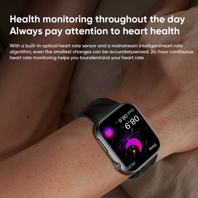 MT500 1.97 inch IP67 Waterproof Smart Watch, Support Electrocardiogram / Temperature Measurement