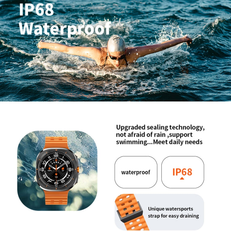 W7 1.43 inch IP68 Waterproof Smart Watch, Support Sedentary Reminder / Sleep Monitoring