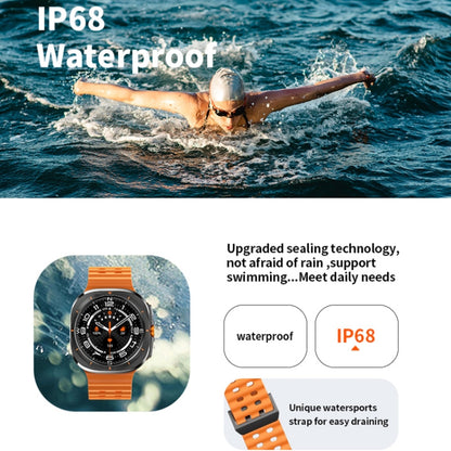 W7 1.43 inch IP68 Waterproof Smart Watch, Support Sedentary Reminder / Sleep Monitoring