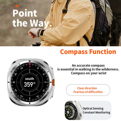 W7 1.43 inch IP68 Waterproof Smart Watch, Support Sedentary Reminder / Sleep Monitoring