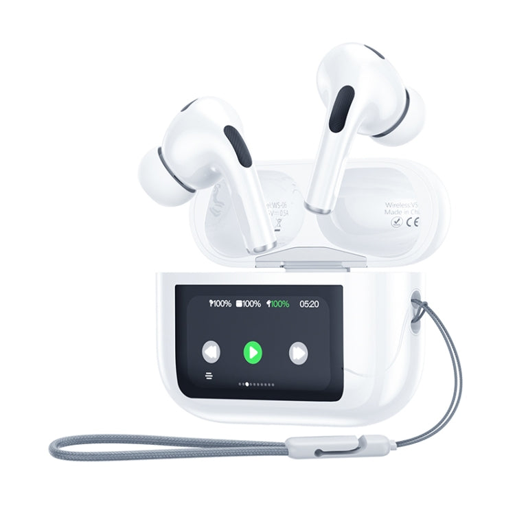WEKOME WS-06 Yiesion Smart Color Screen Noise Reduction Wireless Bluetooth Earphones, WS-06