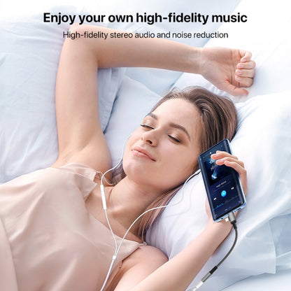 2 in 1 USB-C / Type-C, 8 Pin to 3.5mm Audio Adapter Cable, 15.6cm