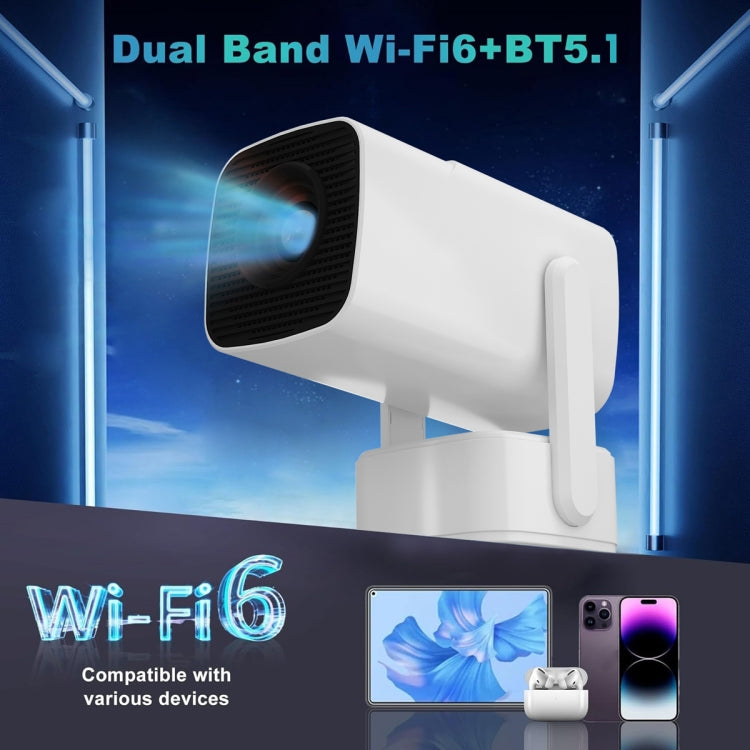 Y7S 720P Android 11 OS Portable Home WiFi Projector with Speaker, Allwinner H713, RK3326