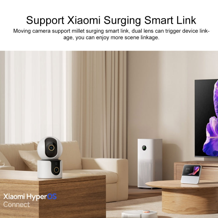 Original Xiaomi Smart Camera C500 Dual Lens Edition 4MP Support AI Detection, US Plug, C500