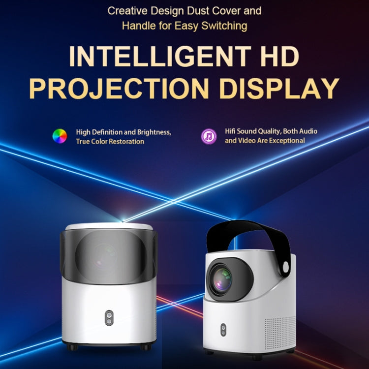 T-2 1920 x 1080P 240ANSI HiSilicon 352 Android 9.0 Portable Projector, US Plug, UK Plug, EU Plug