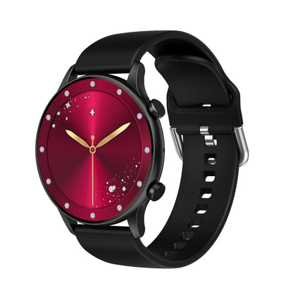 CY19 1.32 inch AMOLED Screen Silicone Strap Smart Watch, Blood Oxygen/Blood Pressure/Heart Rate