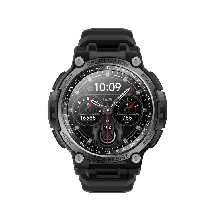 LC17 1.53 inch TFT Round Screen Sports Smart Watch, Heart Rate / Blood Oxygen / Blood Pressure