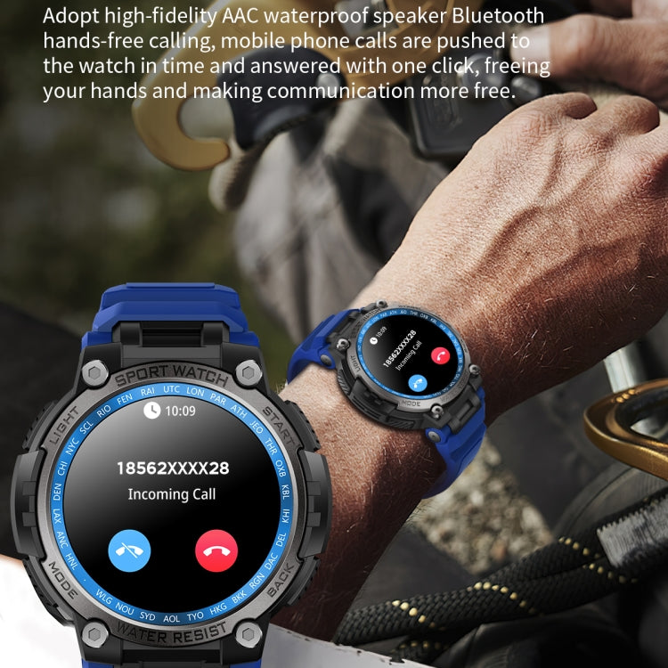 LC17 1.53 inch TFT Round Screen Sports Smart Watch, Heart Rate / Blood Oxygen / Blood Pressure