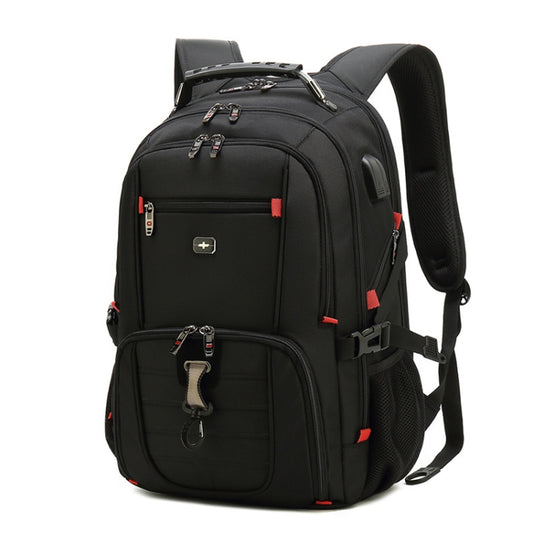 Multifunctional Business Large Capacity Waterproof Double-Shoulder Backpack with USB Interface, 18 inch, 20 inch, 22 inch