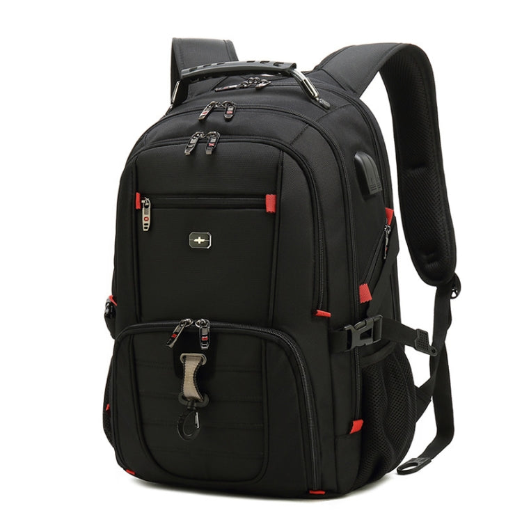 Multifunctional Business Large Capacity Waterproof Double-Shoulder Backpack with USB Interface, 18 inch, 20 inch, 22 inch