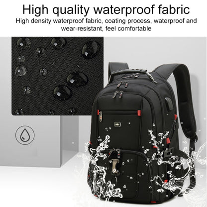 Multifunctional Business Large Capacity Waterproof Double-Shoulder Backpack with USB Interface, 18 inch, 20 inch, 22 inch