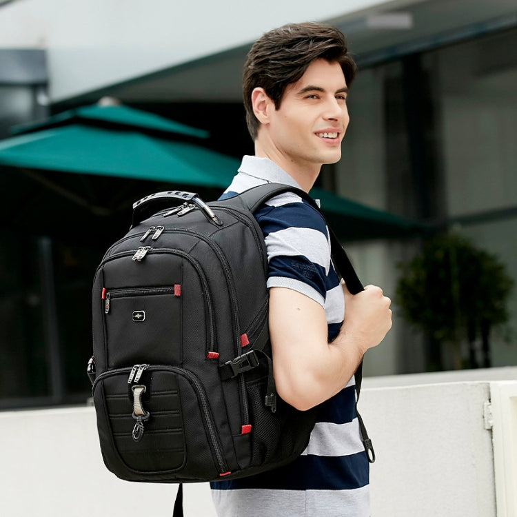 Multifunctional Business Large Capacity Waterproof Double-Shoulder Backpack with USB Interface, 18 inch, 20 inch, 22 inch