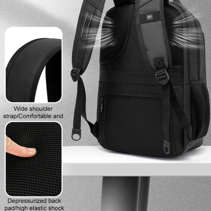Multifunctional Large Capacity Waterproof Double-Shoulder Backpack with USB Interface, 17 inch, 19 inch, 20 inch