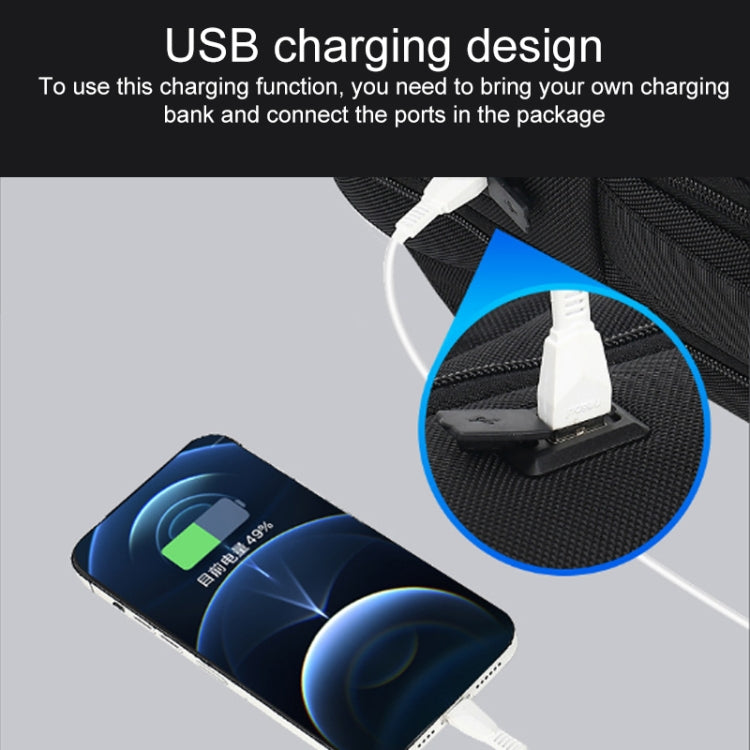 18 inch Multifunctional Large Capacity Waterproof Double-Shoulder Backpack with USB Interface