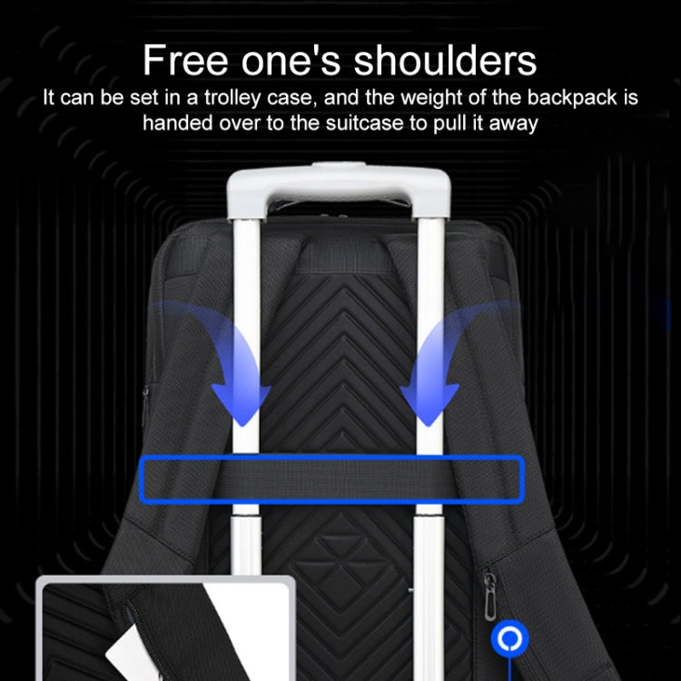 18 inch Multifunctional Large Capacity Waterproof Double-Shoulder Backpack with USB Interface