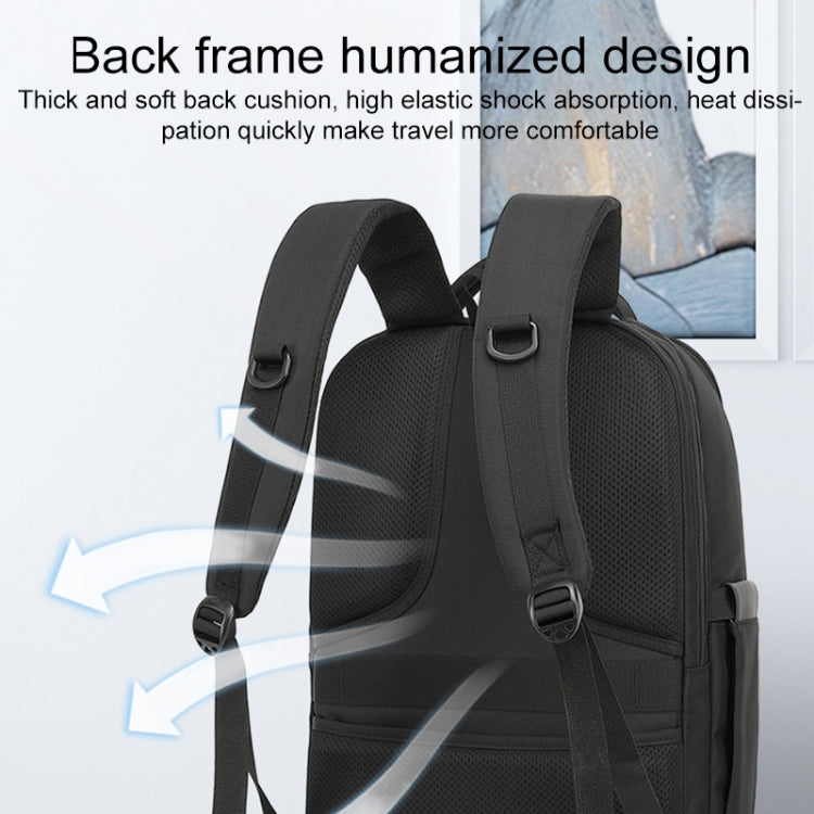 19 inch Multifunctional Large Capacity Waterproof Double-Shoulder Backpack with USB Interface