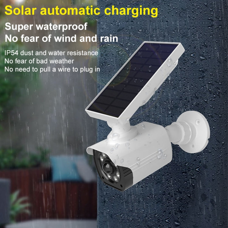 Human Body Sensing Simulation Surveillance Camera Solar Wall Light