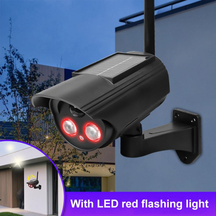 Automatic Rotation Human Body Sensing Simulation Surveillance Camera Solar Wall Light