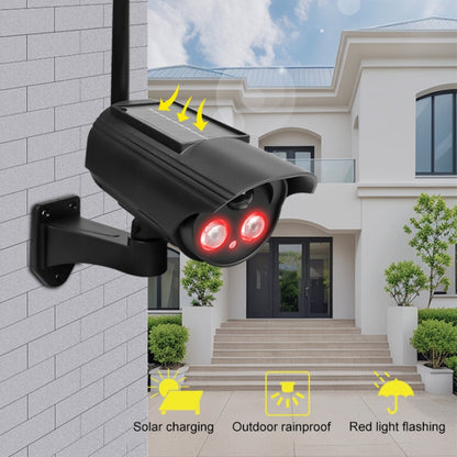 Automatic Rotation Human Body Sensing Simulation Surveillance Camera Solar Wall Light