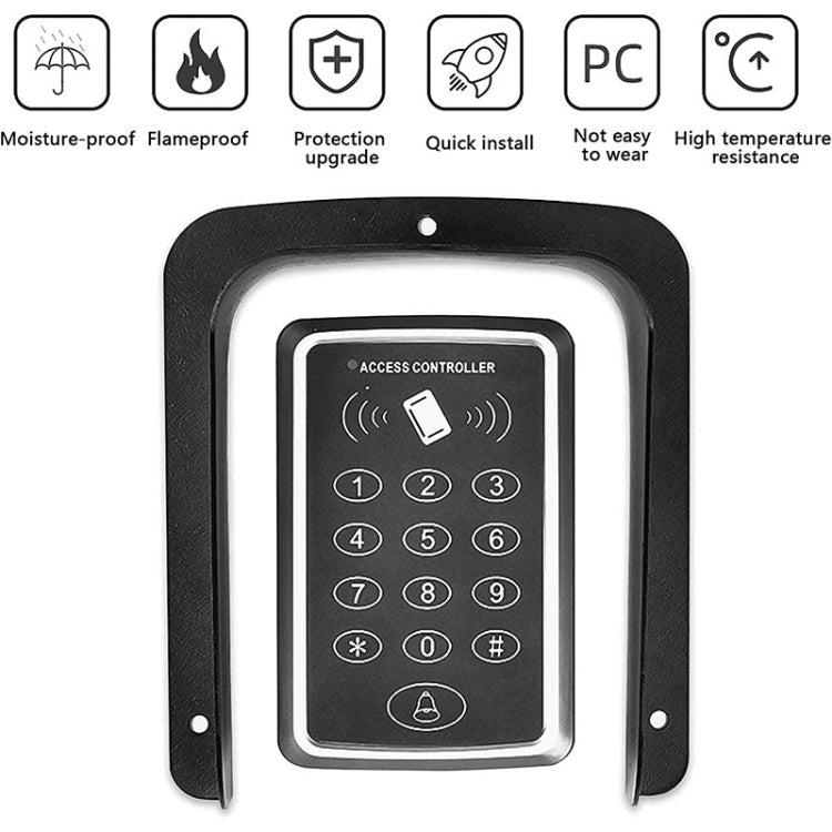 FS-2309 Outdoor Rainproof Cover for Video Doorbell Metal Wind and Sun Protection Box