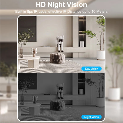 Home Ultra-HD Infrared Night Vision WiFi Surveillance Camera, Without Memory, 32GB, 64GB, 128GB