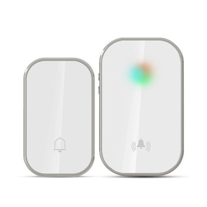 2 in 1 Waterproof Long Distance Remote Control Wireless Doorbell, Silver, A20 Pro