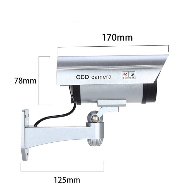 Waterproof Simulation Surveillance Camera with LED Flash Light