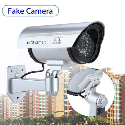 Waterproof Simulation Surveillance Camera with LED Flash Light