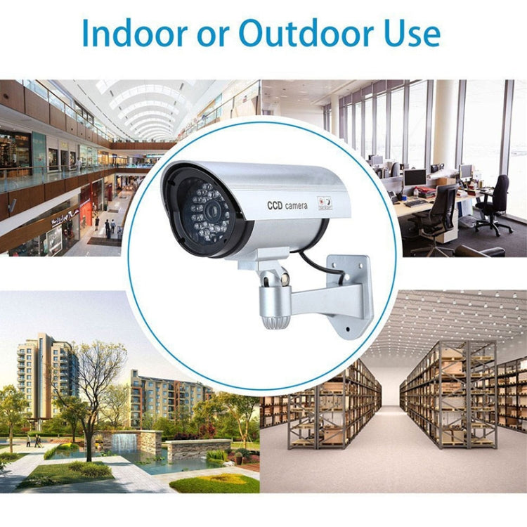 Waterproof Simulation Surveillance Camera with LED Flash Light