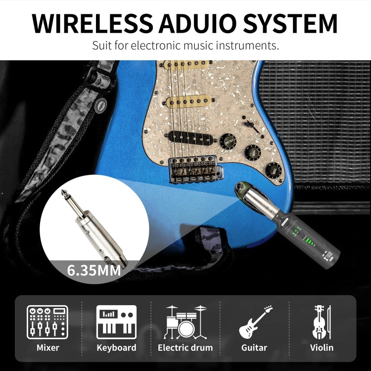 XTUGA SF-1 Wireless XLR Transmitter & Receiver UHF Wireless Adapter for Wired Mic / Guitar, SF-1