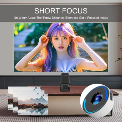 M10 1280 x 720P 200ANSI Amlogic H713 CPU Android 11.0 Smart Projector, US Plug, EU Plug, UK Plug, AU Plug