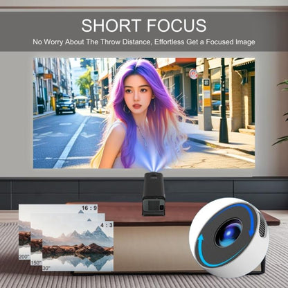 M10 Plus 1280 x 720P 200ANSI Amlogic H713 CPU Android 11 Smart Projector with Bracket, US Plug, EU Plug, UK Plug, AU Plug