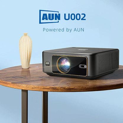 AUN U002 1920x1080P 970ANSI Android 12 Home Theater Smart Projector, US Plug, UK Plug, AU Plug, EU Plug