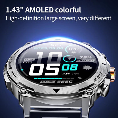 WiWU  SW03 1.43 inch AMOLED IP68 Fitness Smart Watch Supports Bluetooth Call