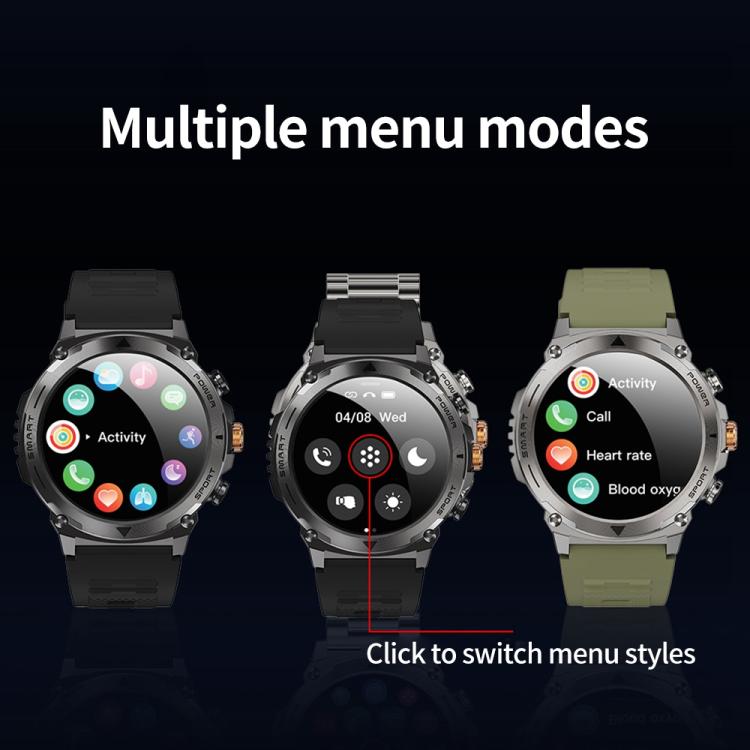 WiWU  SW03 1.43 inch AMOLED IP68 Fitness Smart Watch Supports Bluetooth Call