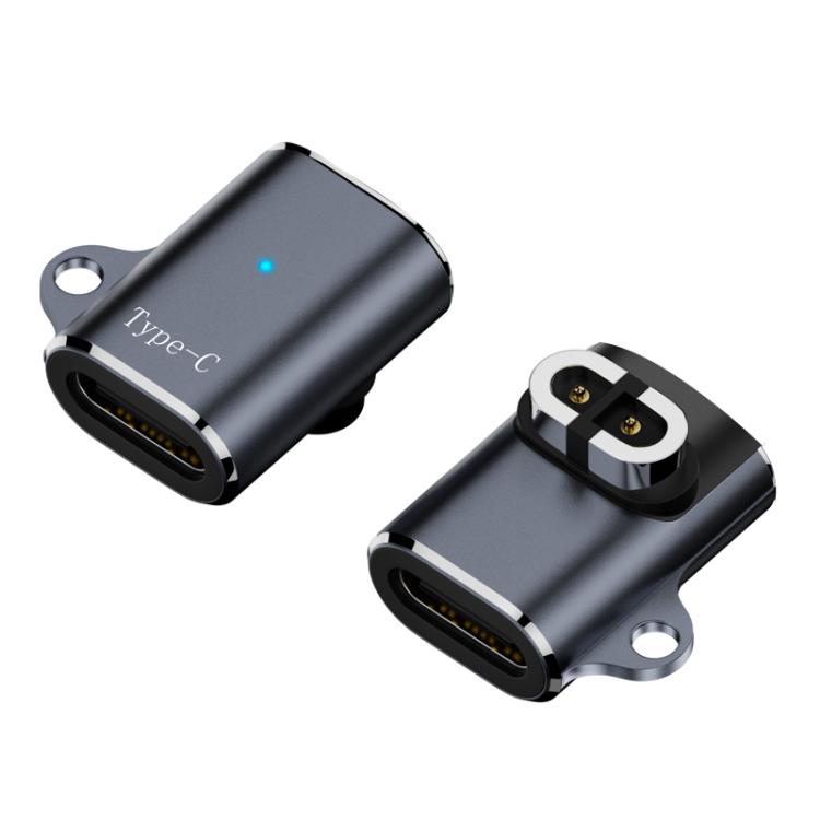 For Shokz Series Type-C Interface Magnetic Charging Adapter, Up and Down Bend, straight Head