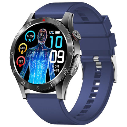 H9 1.43 inch Silicone Strap ECG Smart Watch Supports Bluetooth Calls/Smart Voice Assistant