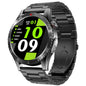 H9 1.43 inch Steel Strap ECG Smart Watch Supports Bluetooth Calls/Smart Voice Assistant