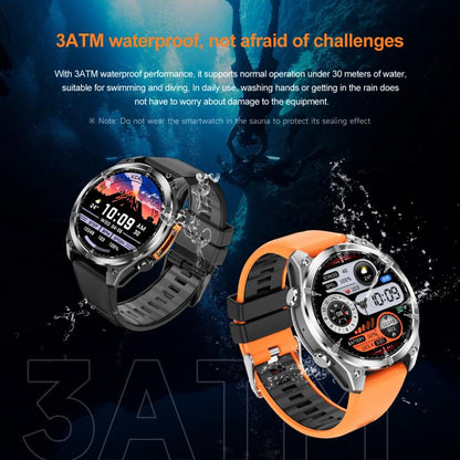 HD300 1.43 inch AMOLED Screen Silicone Strap Sports Smart Watch Supports Blood Oxygen Detection