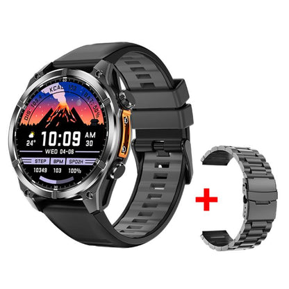 HD300 1.43 inch AMOLED Screen Dual Straps Sports Smart Watch Supports Blood Oxygen Detection