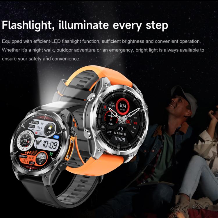 HD300 1.43 inch AMOLED Screen Dual Straps Sports Smart Watch Supports Blood Oxygen Detection