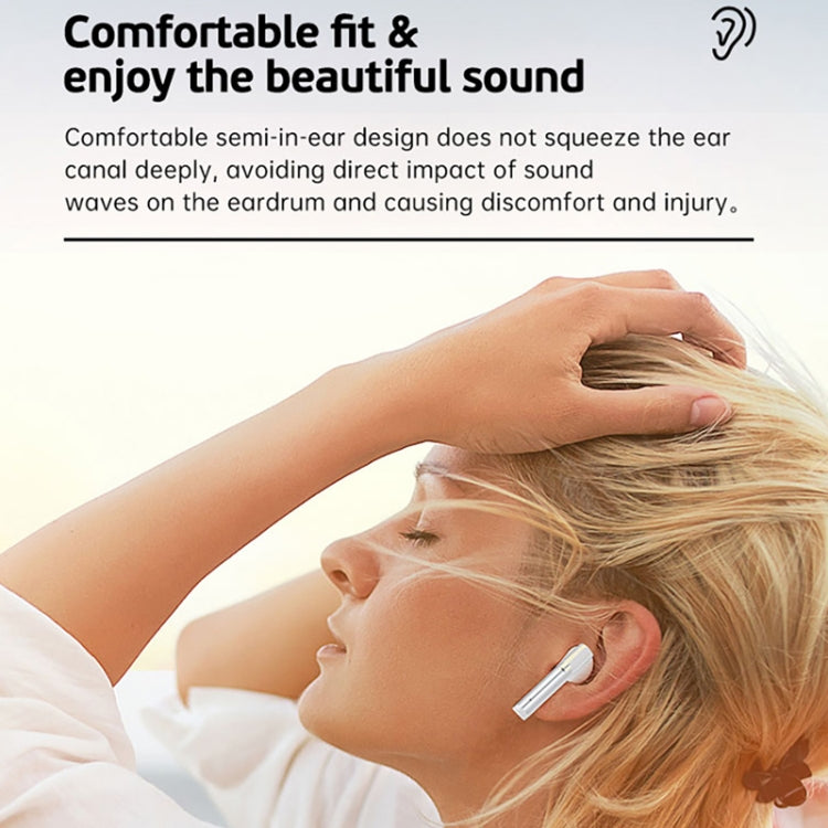 Fineblue J3 Pro TWS 5.0 Wireless Two Ear Bluetooth Headset with 650mAh Charging Cabin & Support Language Wakeup